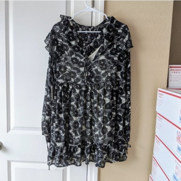 Free People These Dreams Mini Dress Black Women's Small - Picture 5 of 10